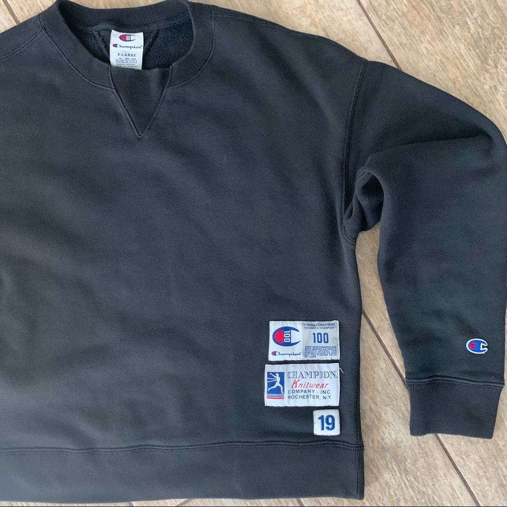 Champion 100th Anniversary Front Patch Sweatshirt - image 2